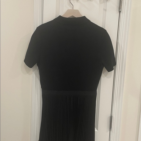 Theory Black Combo Polo Minidress - Picture 7 of 8
